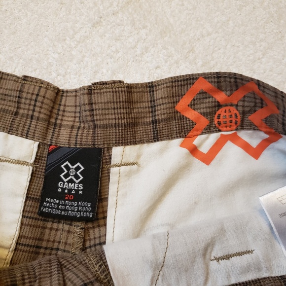 🐱X Games Gear Plaid Men's / Boy's 20 Shorts - Picture 3 of 5